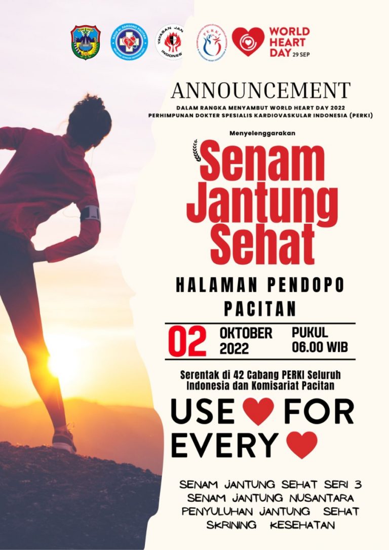 Senam Jantung Sehat WORLD HEART DAY 2022 | RSUD Dr. Darsono Pacitan