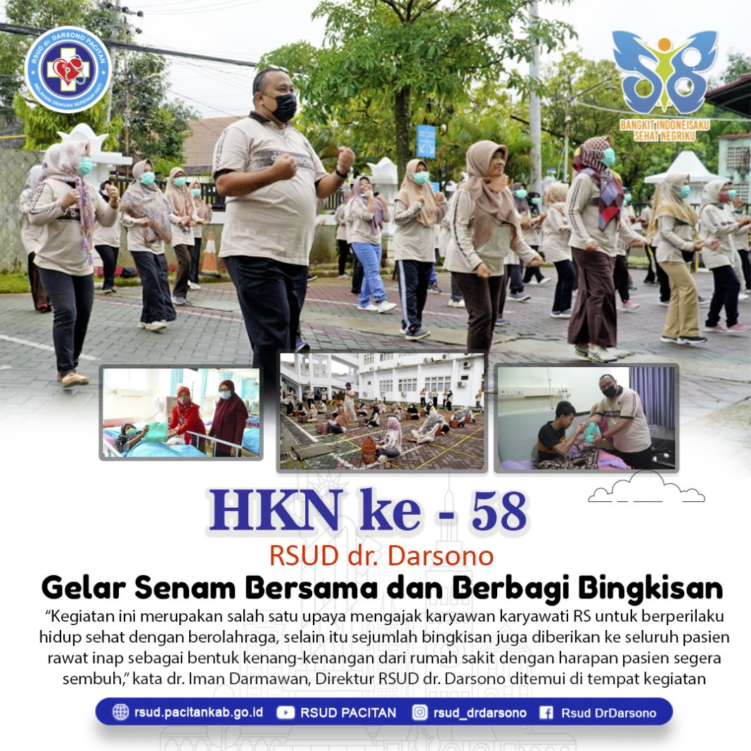 HKN Ke-58, RSUD Dr. Darsono Gelar Senam Bersama Dan Berbagi Bingkisan ...